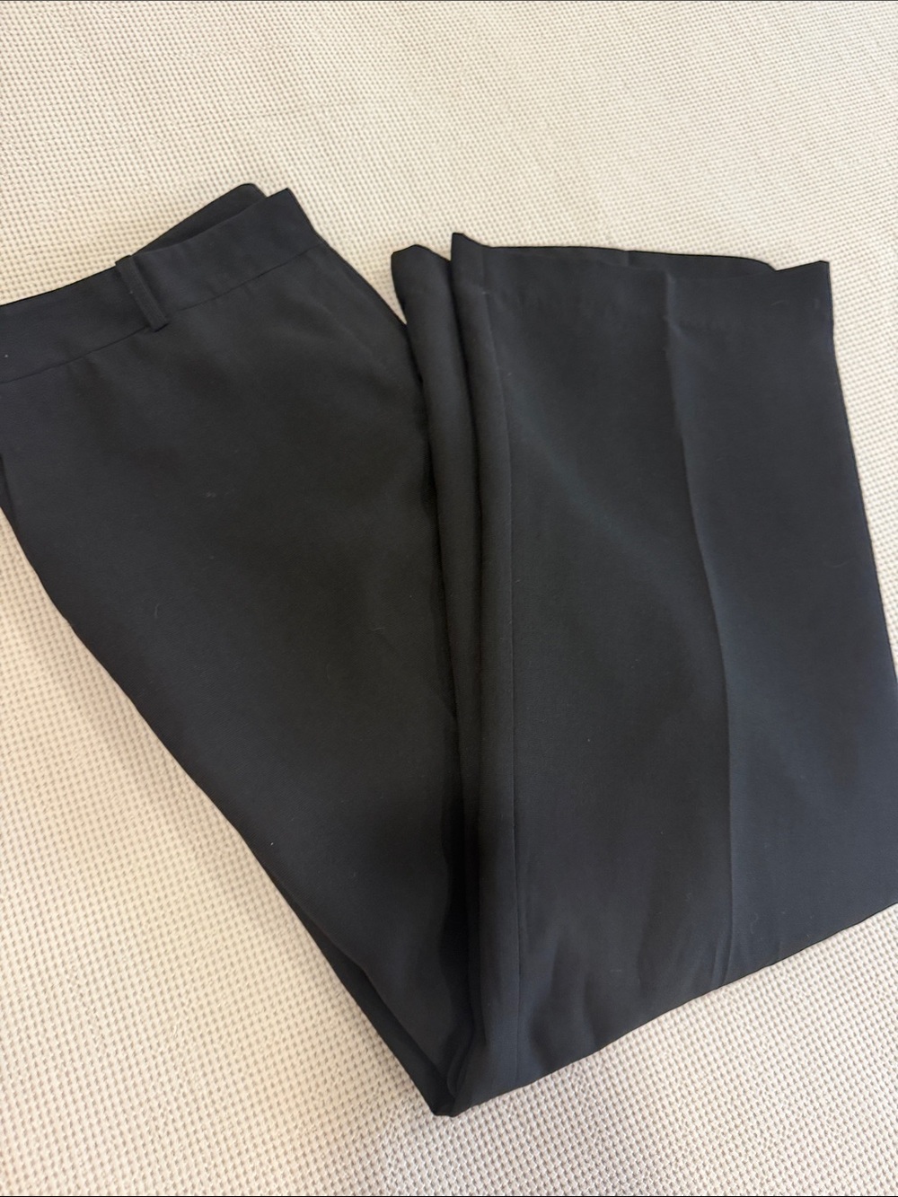 Jones Wear Black Wide-Leg Dress Pants